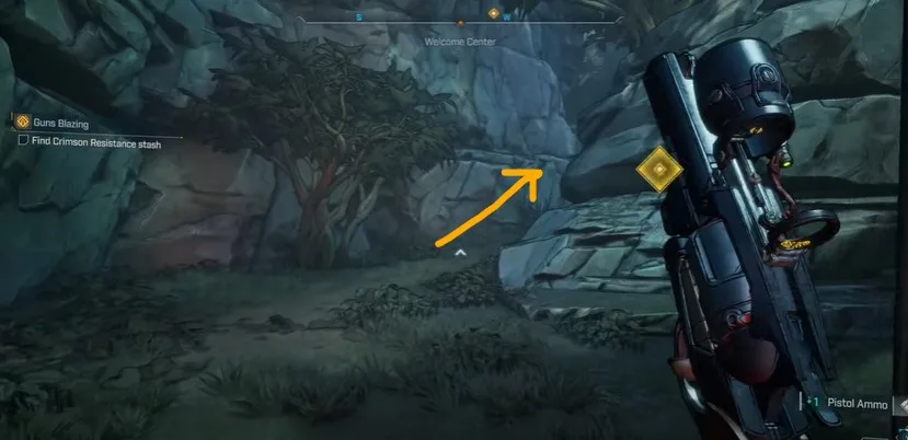 Crimson resistance stash location in borderlands 4