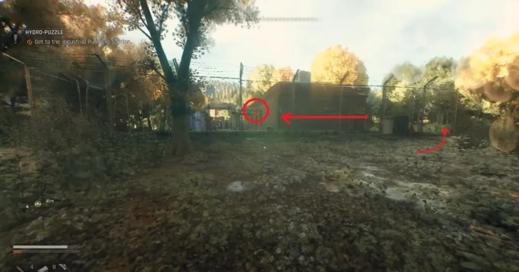 Hydro puzzle side quest walkthrough head to industrial pumping station