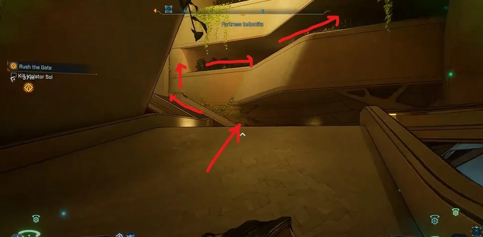 Fortress Indomita Vault Symbol Location #2 Borderlands 4
