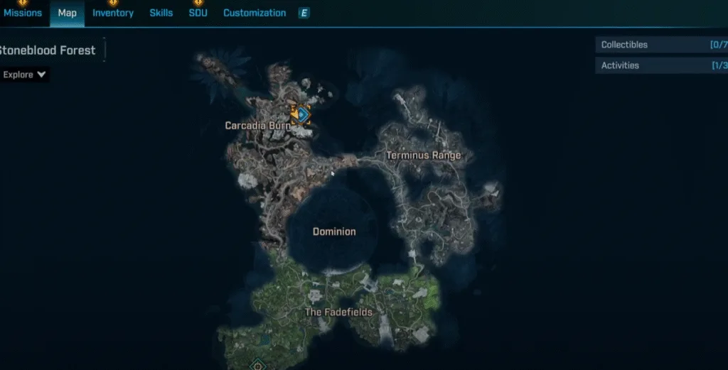 Map location of EMP parts in Borderlands 4