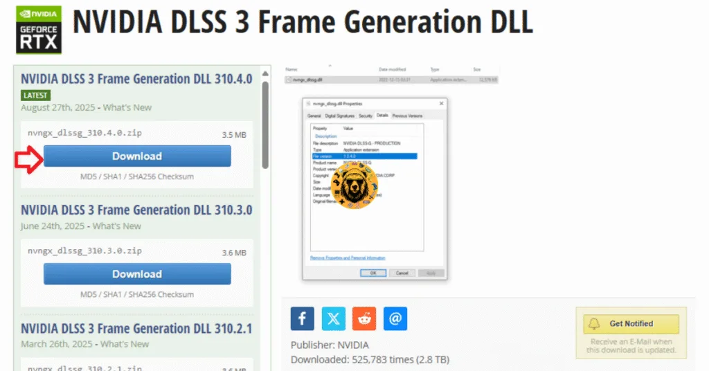 Dwonload the latest  nvngx_dlssg.dll to enable frame generation in Metal Gear Solid: Delta Snake Eater.