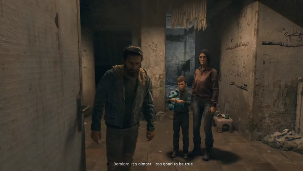 Rescue the engineer from the basement in dying light the beast