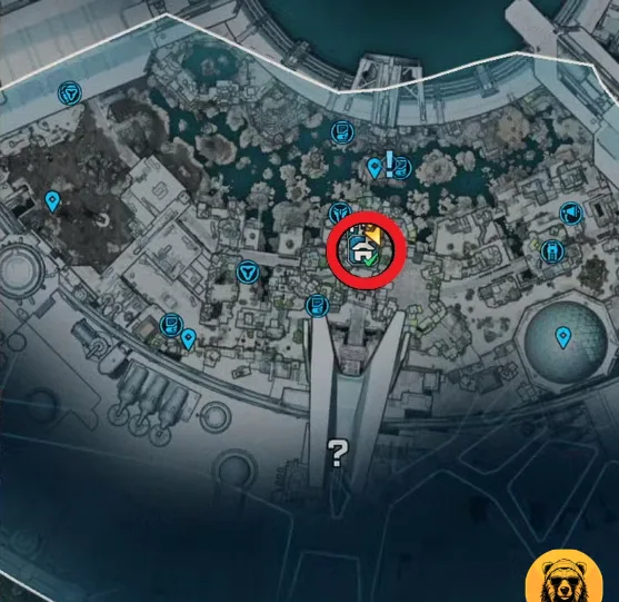 The Sumpview Falls respec machine location in Borderlands 4