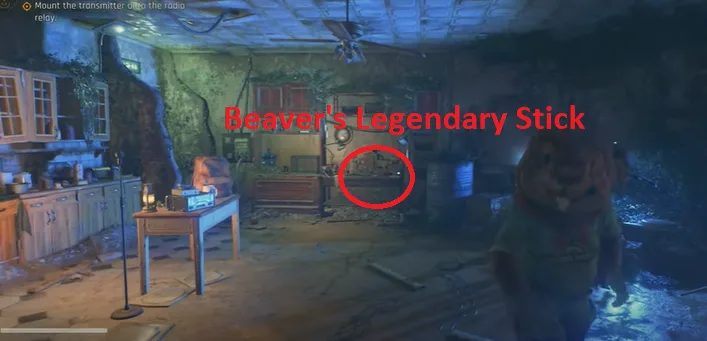 beaver's legendary stick