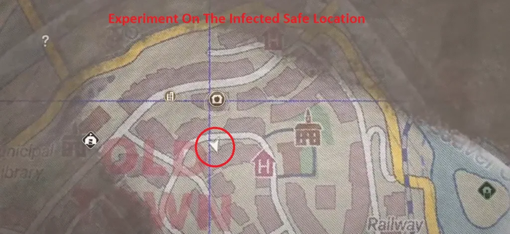 experiment on the infected safe location on map in dying light the beast