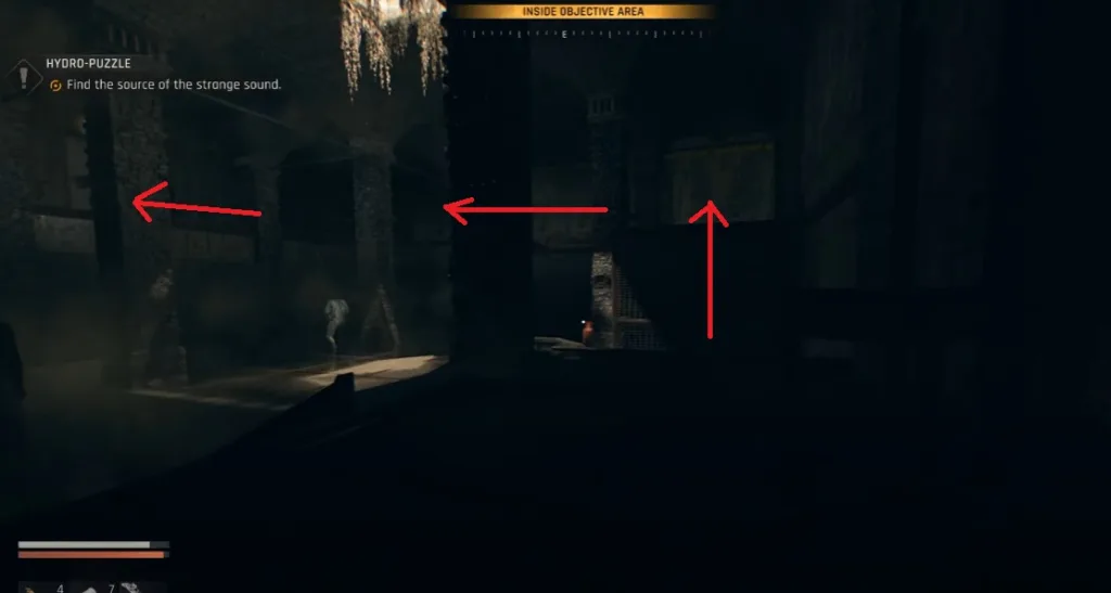 find the source of sound to rescue engineer in dying light the beast