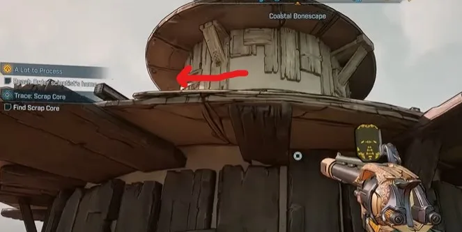 Coastal Bonescape Vault Symbol Location #1 in Borderlands 4