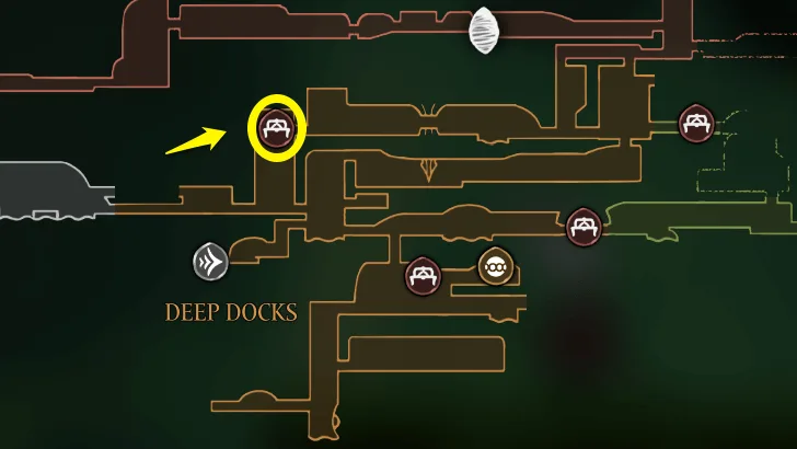 Rosaries farming location #3 in Hollow Knight Silksong.