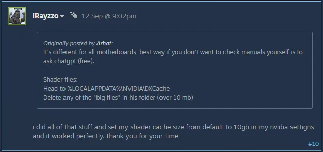 Fix for Borderlands 4 LowLevelFatalError Shader compilation crash on PC.