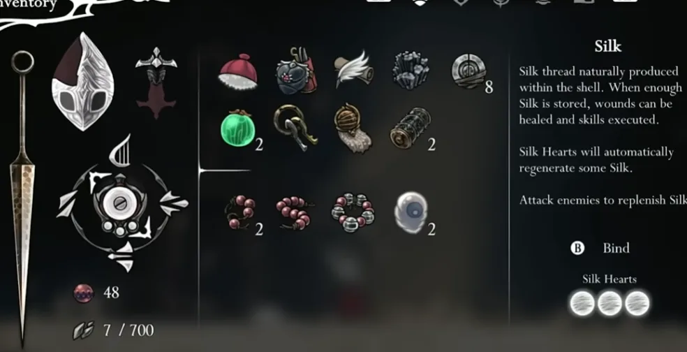 Silkheart Location #3 Hollow Knight Silksong