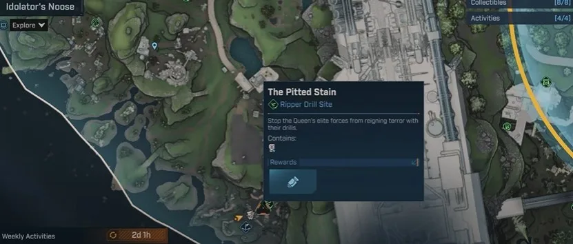 pitted stain boss location Chaumurky Grenade