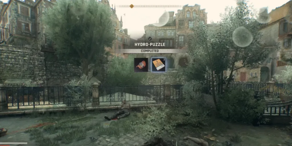 rewards after completing the hydro puzzle in dying light the beast