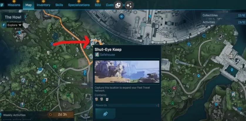 Location Of Sidney pointylegs to get noisy cricket legendary weapon