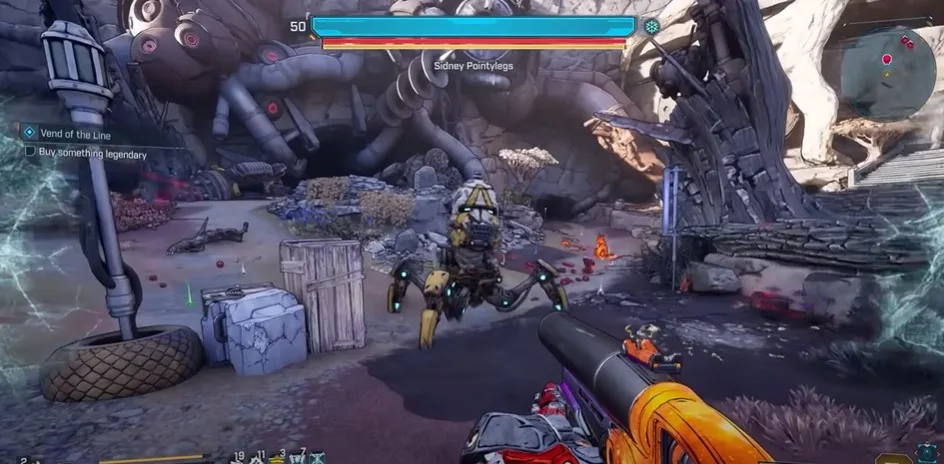 How To Get Noisy Cricket In Borderlands 4 by defeating Sidney Pointylegs