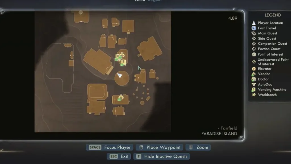 Advanced Decryption Key Location #3 in The Outer Worlds 2