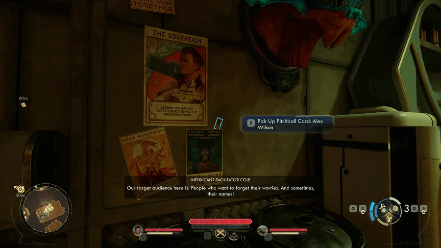 Alex Wilson card Location in The Outer Worlds 2