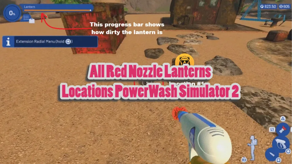 All Red Nozzle Lanterns Locations PowerWash Simulator 2