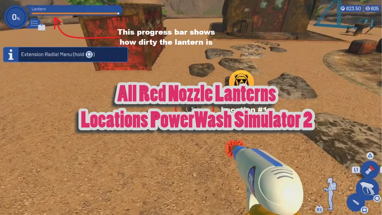 All Red Nozzle Lanterns Locations PowerWash Simulator 2