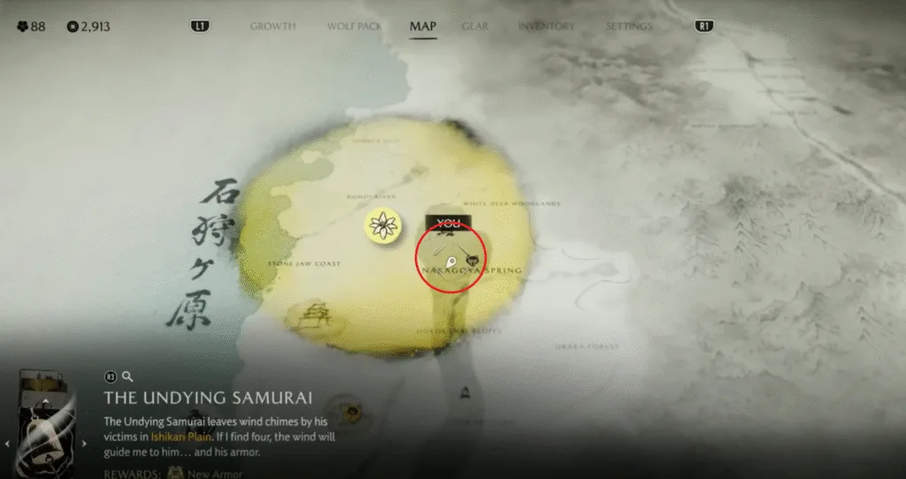 Bell Chime Location #2 in Ghost of Yotei