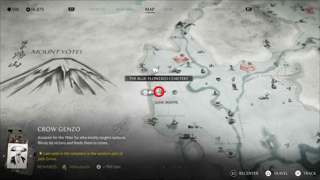 Where to Find Crow Genzo in Ghost of Yotei