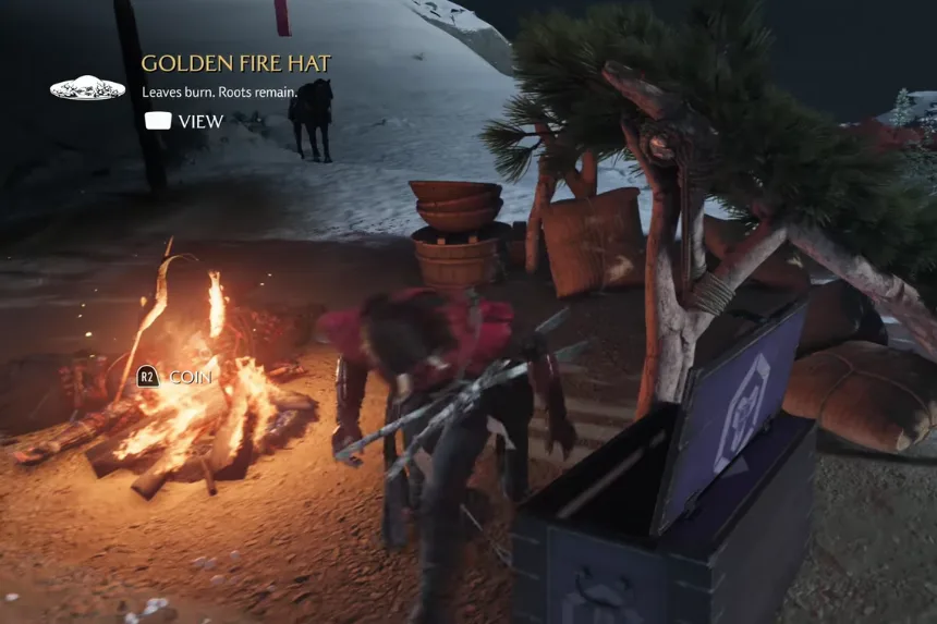 Golden Fire Hat chest location in Ghost of Yotei