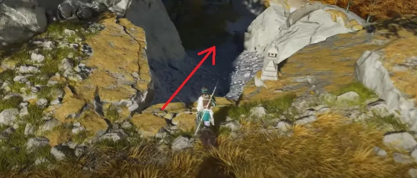 Head to the little lake to collect all three flowers in ghost of yotei
