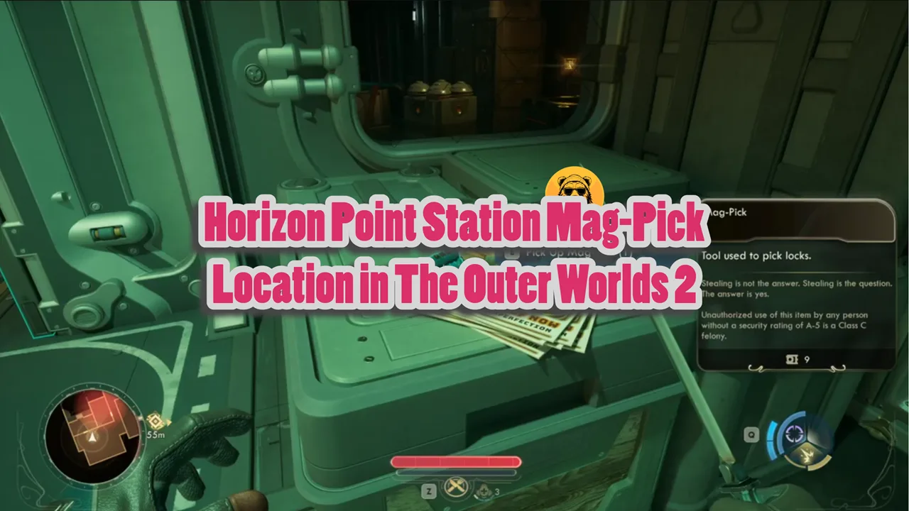 Horizon Point Station Mag-Pick Location in The Outer Worlds 2