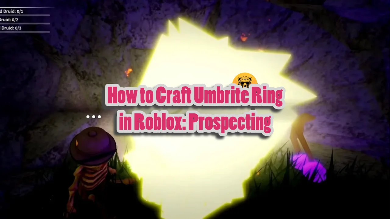 How to Craft Umbrite Ring in Roblox Prospecting