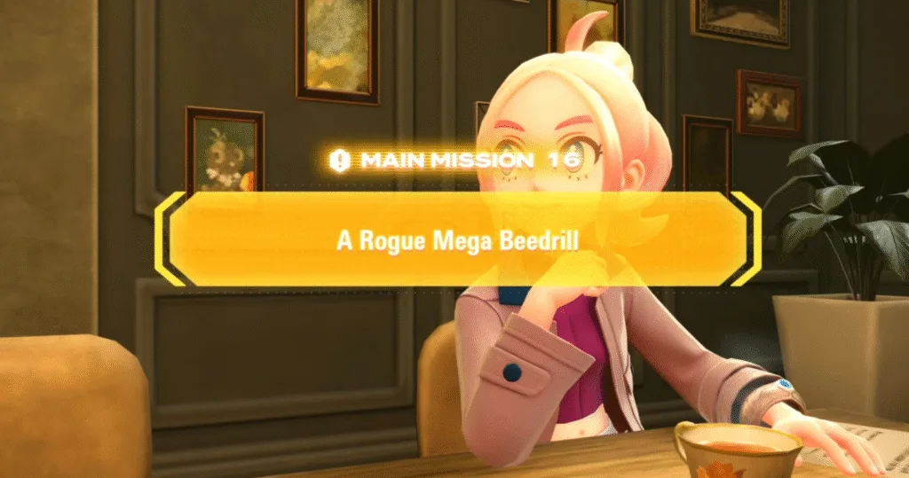 Roto-Glide in Pokémon Legends Z-A during the main mission a rogue mega beedrill