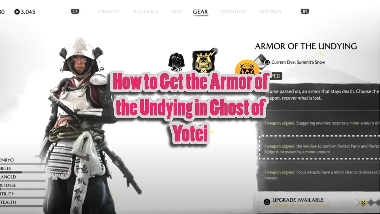 How to Get the Armor of the Undying in Ghost of Yotei
