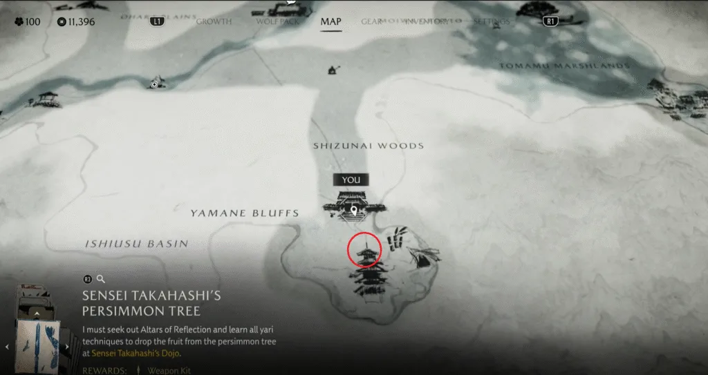 Iron Spirit Hat location in Ghost of Yotei