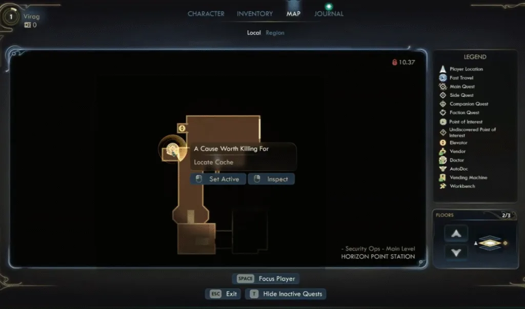 Nathan Lawter card Location in The Outer Worlds 2