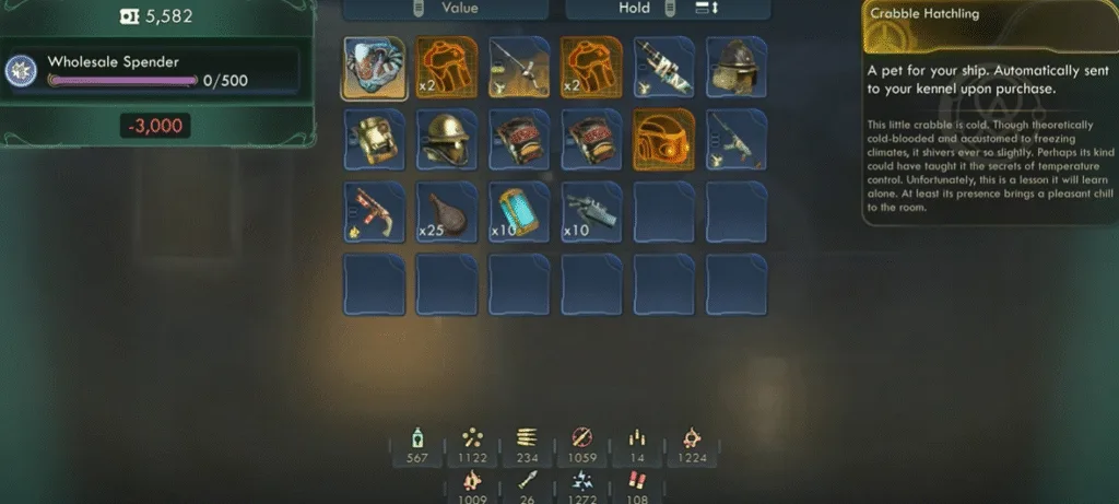 Pet location #6 (Crabble Hatchling) in The Outer Worlds 2