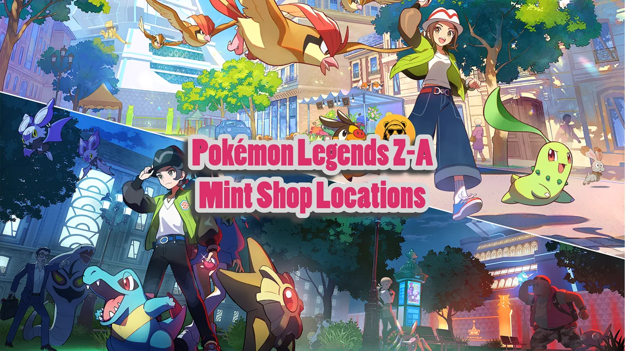 Pokémon Legends Z‑A Mint Shop Locations