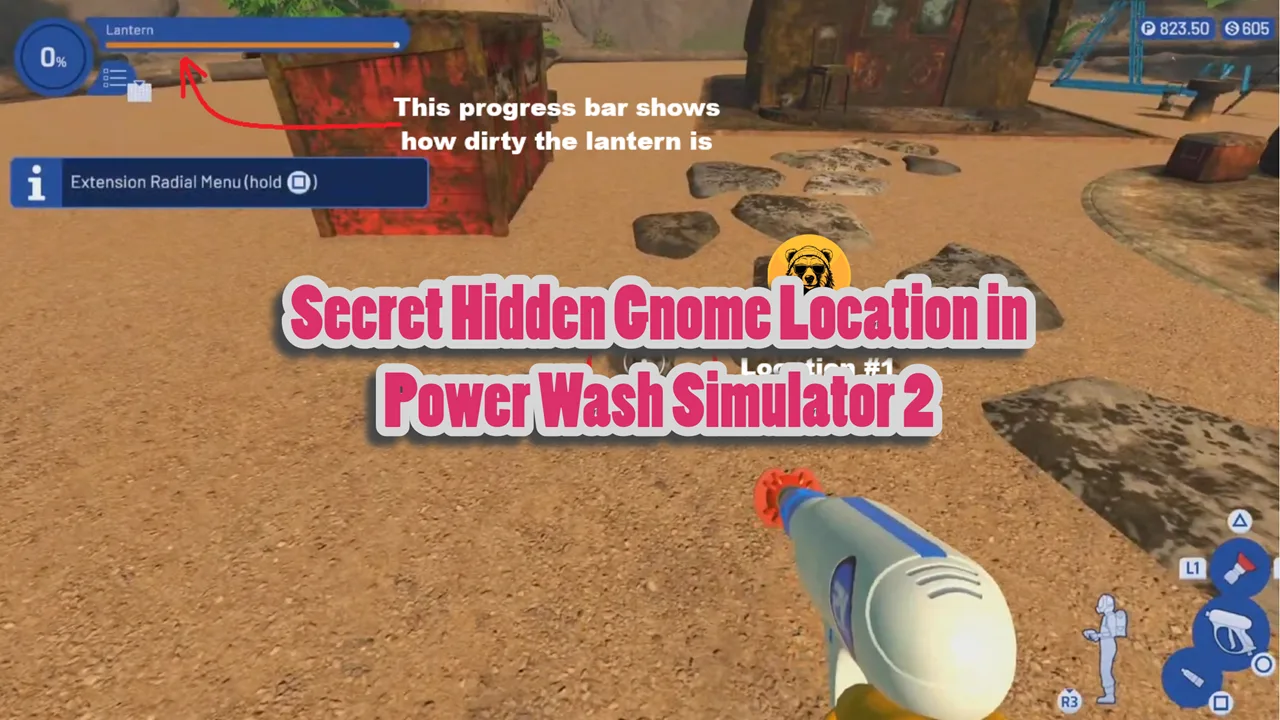 Secret Hidden Gnome Location in Power Wash Simulator 2