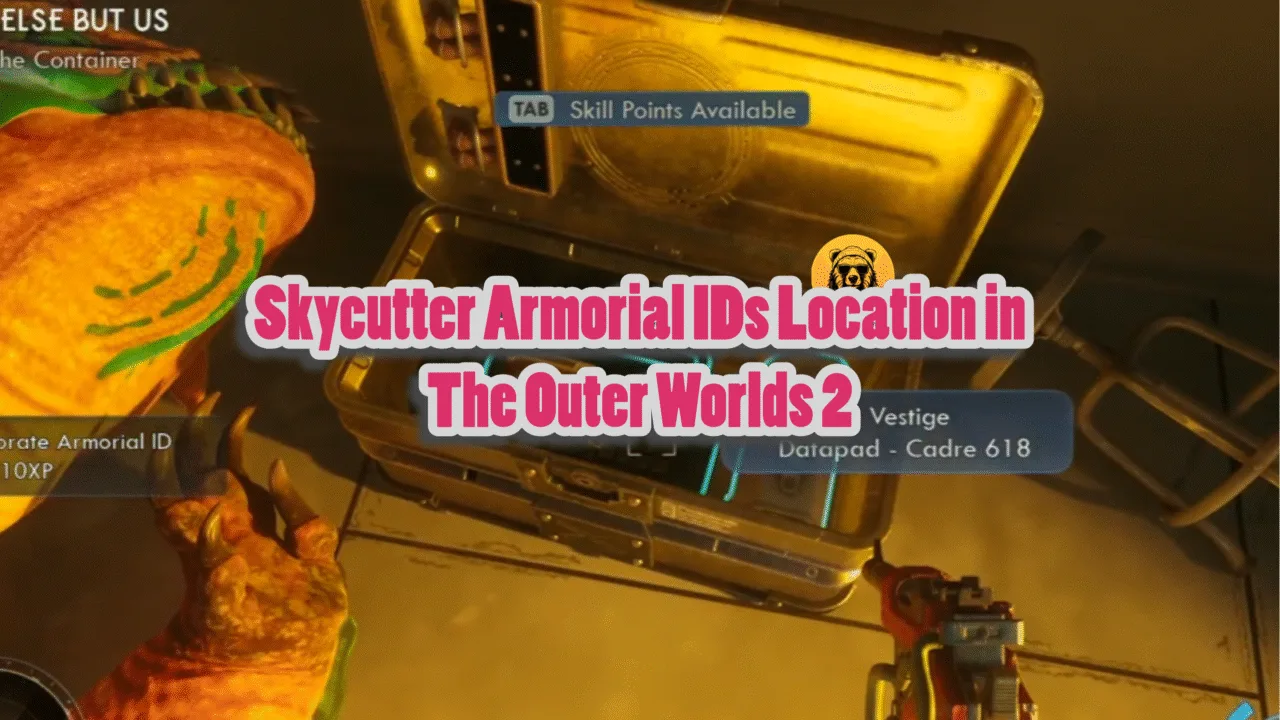 Skycutter Armorial IDs Location in The Outer Worlds 2