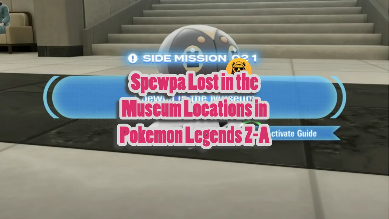 Spewpa Lost in the Museum Locations in Pokemon Legends Z-A