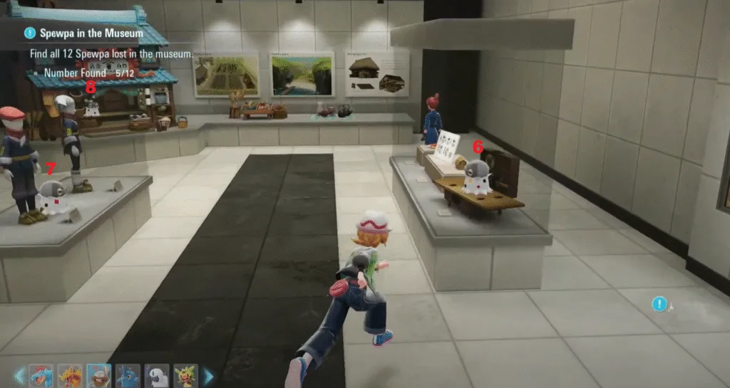 Spewpa location #6. #7, and #8 in Pokemon Legends Z-A