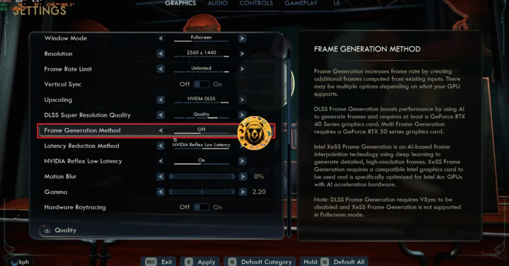 How to disable Frame Generation in The Outer Worlds 2 to fix Fatal Error crashes on PC?