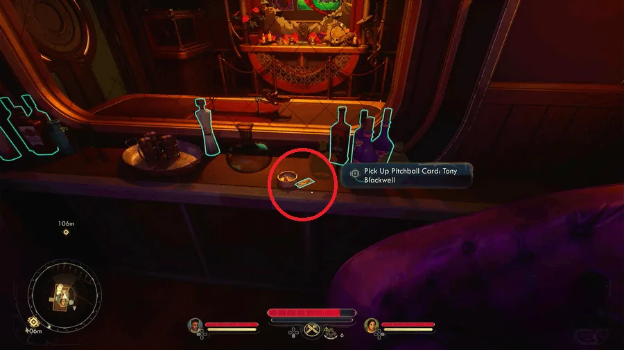 Tony Blackwell trading card location in The Outer Worlds 2