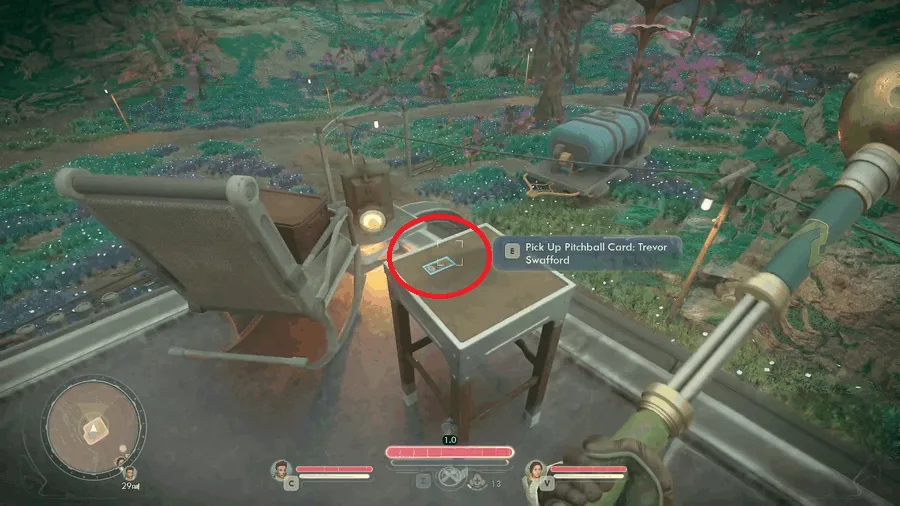 Trevor Swafford card Location in The Outer Worlds 2