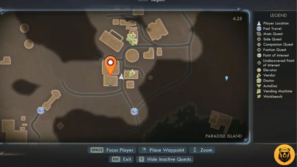 Advanced Decryption Key Location #4 in The Outer Worlds 2