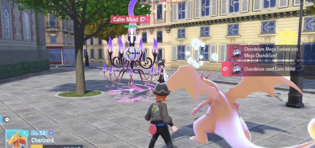 gwynn of the fist of justice sent out Mega chandelure