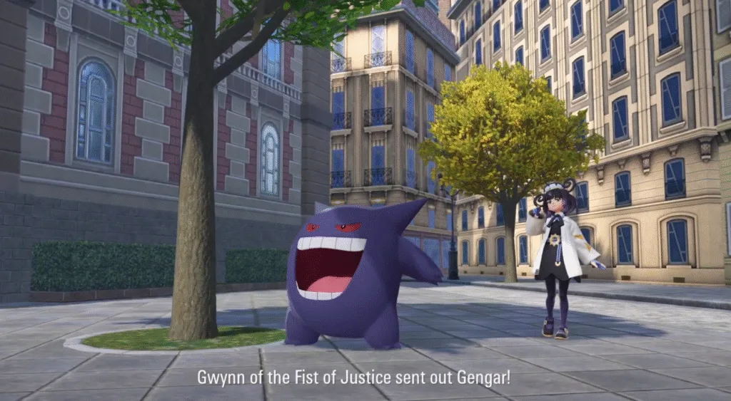 gwynn of the fist of justice sent out gengar