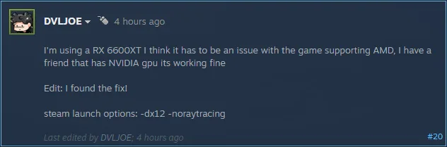 Disable Ray Tracing in Little Nightmares 3 to fix the LowLevelFatalError DXGI Device Removed error.