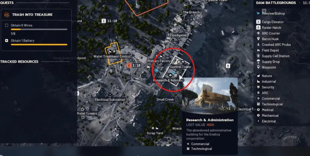Buried City Hospital Key Location in ARC Raiders
