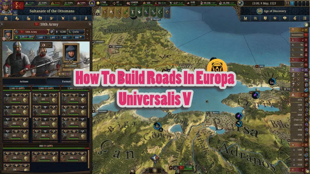 How To Build Roads In Europa Universalis V
