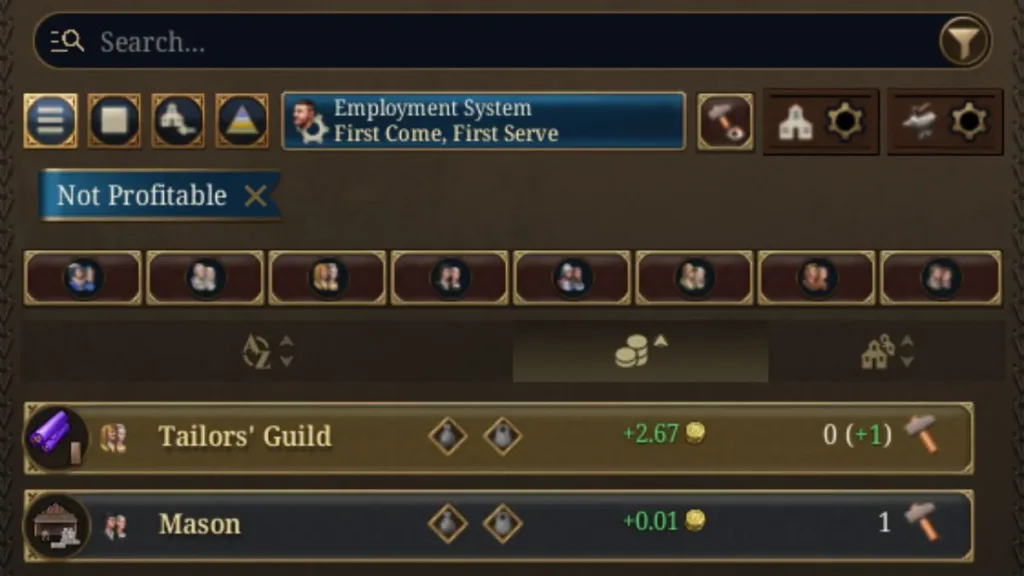 unprofitable buildings in EU5