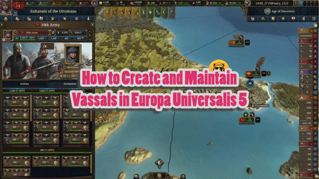 How to Create and Maintain Vassals in Europa Universalis 5