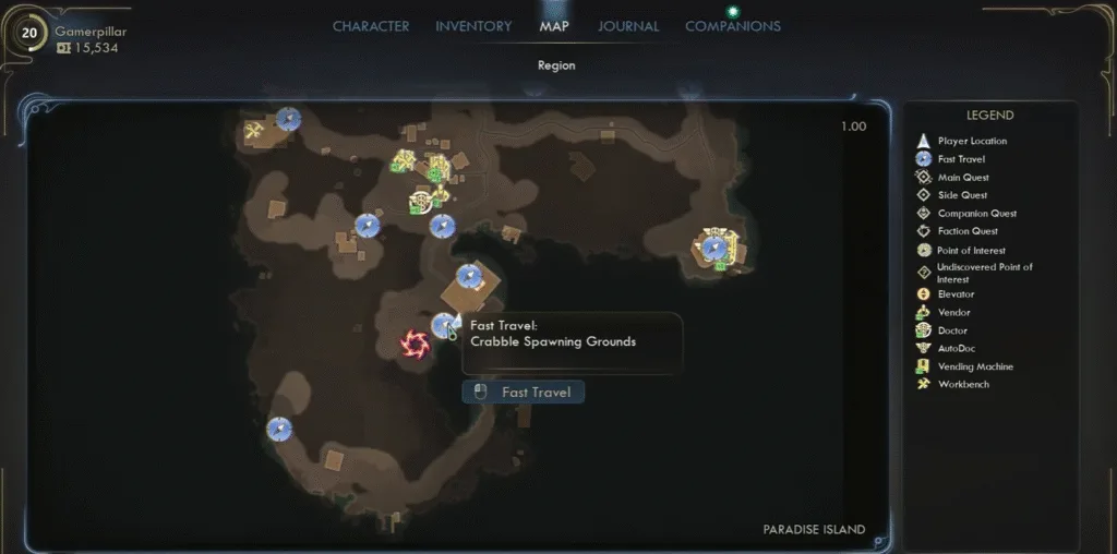 Shrink Ray UNIQUE weapon location in The Outer Worlds 2